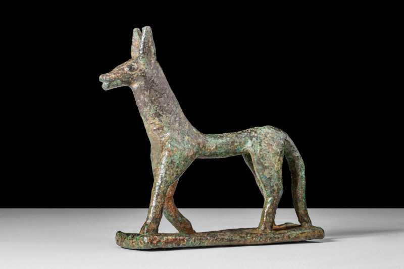 GREEK STATUETTE OF GALLOPING HORSE

 Ca. 800 - 600 BC A Greek geometric period...