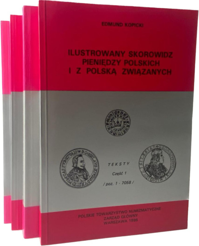 Kopicki, E.
 lustrowany skorowidz pieniedzy polskich iz Polska zwiazanych, Wars...