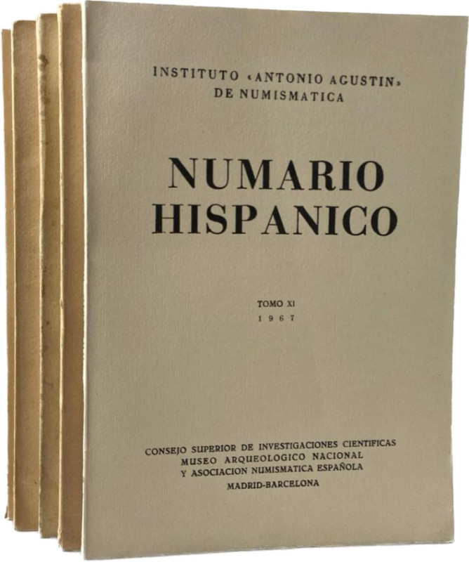 Numario Hispanico, Madrid
 Bände 6, 8 - 11 aus den Jahren 1957 - 1967. Broschie...