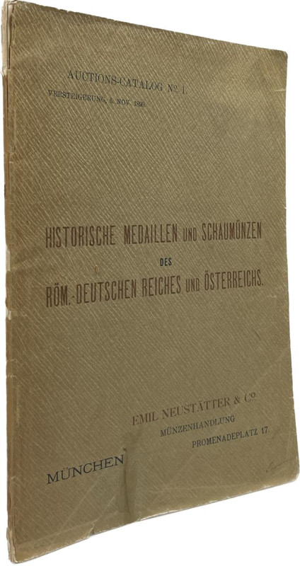 Neustätter & Co., München Auktion 1 vom 06.11.1899
 Verzeichnis einer reichhalt...