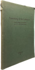 Riechmann, A., Halle an der Saale Auktion 32 vom 05.02.1925
 Slg. Löbbecke. Kunstmedaillen und Plaketten des XV. - XVII. Jahrhunderts. 398 Nrn., 27 T...