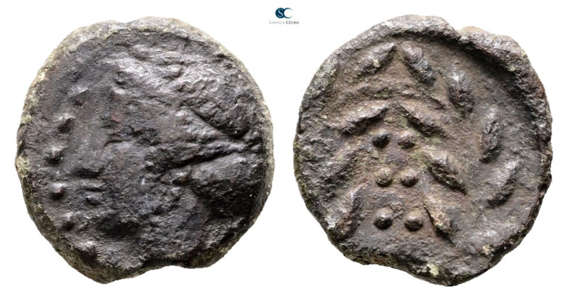 Sicily. Himera circa 420-407 BC. 
Hemilitron Æ

15 mm, 2,68 g



Nearly V...