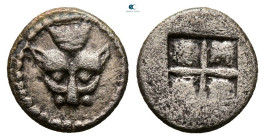 Macedon. Akanthos circa 500-470 BC. Hemiobol AR