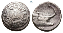 Macedon. Bottiaiai (Spartolos mint) circa 185-168 BC. Tetrobol AR
