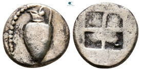 Macedon. Terone circa 490-480 BC. Tetrobol AR