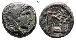 Kings of Macedon. Uncertain mint. Alexander III "the Great" 336-323 BC. Bronze Æ