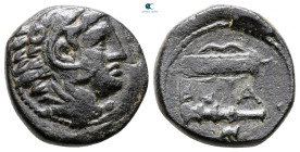 Kings of Macedon. Uncertain mint. Ballaios 190-175 BC. Bronze Æ