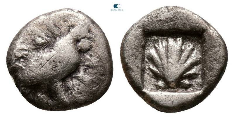 Thrace. Dicaea circa 450-425 BC. 
Trihemiobol AR

10 mm, 0,77 g



Very F...