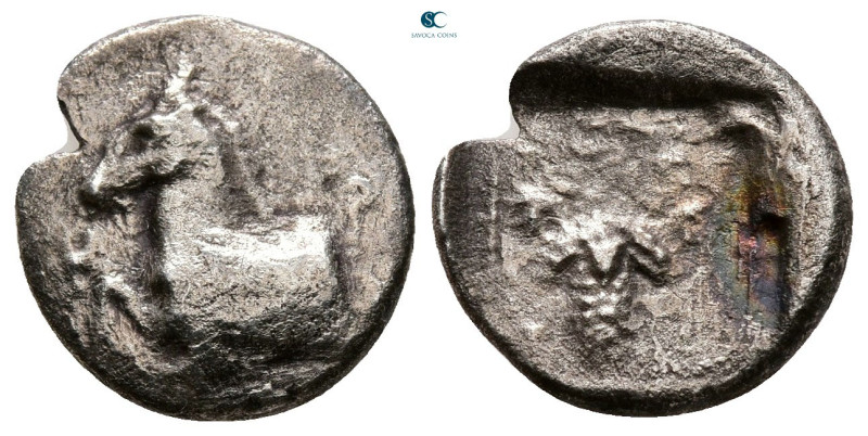 Thrace. Maroneia circa 398-385 BC. 
Triobol AR

15 mm, 1,87 g



Good Fin...