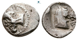Thessaly. Larissa circa 460-440 BC. Obol AR