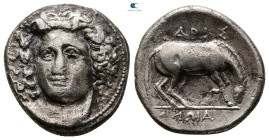 Thessaly. Larissa circa 344-337 BC. Drachm AR