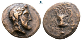 Islands of Thessaly. Peparethos circa 400-300 BC. Bronze Æ