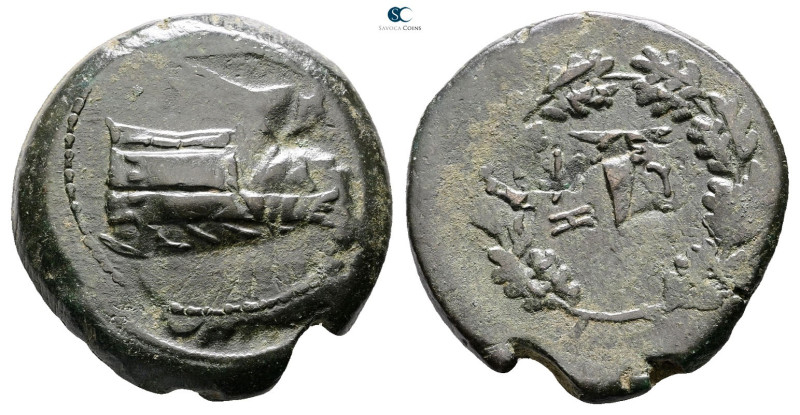 Mysia. Kyzikos circa 300-200 BC. Overstruck on an earlier issue from Kyzikos (SN...