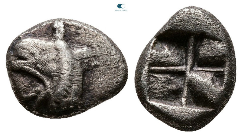 Ionia. Phokaia circa 521-478 BC. 
Trihemiobol AR

11 mm, 1,61 g



Very F...