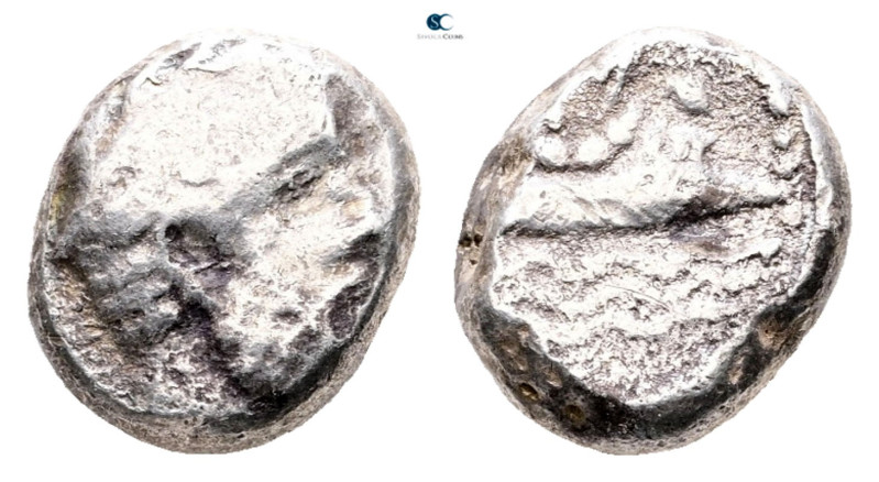 Phoenicia. Arados circa 380-350 BC. 
Tetrobol AR

13 mm, 3,60 g



Fine