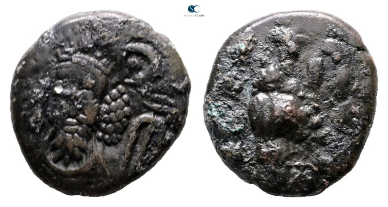 Kings of Elymais. Orodes III AD 100-200. 
Bronze Æ

16 mm, 3,86 g



Good...