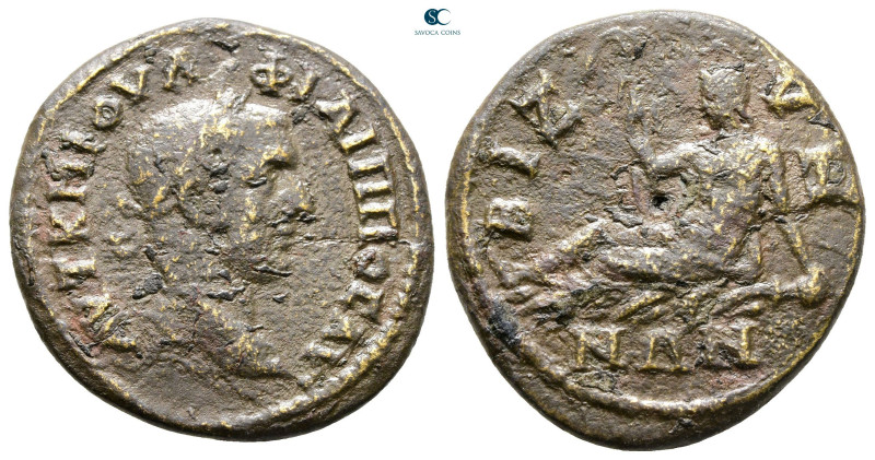 Thrace. Bizya. Philip I Arab AD 244-249. 
Bronze Æ

26 mm, 8,24 g



Near...