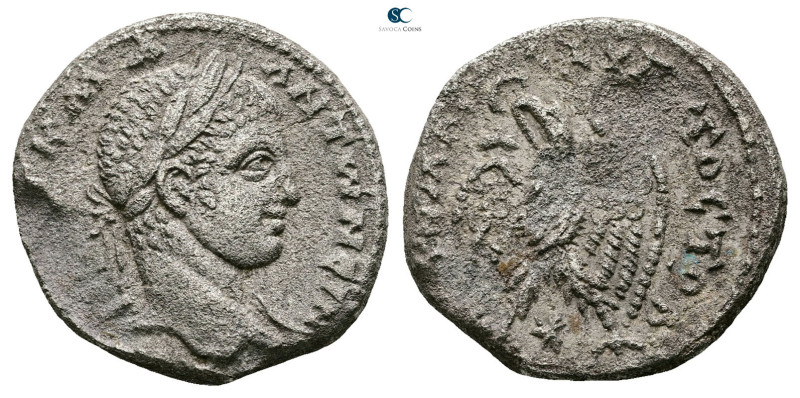 Seleucis and Pieria. Antioch. Elagabal AD 218-222. 
Billon-Tetradrachm

25 mm...