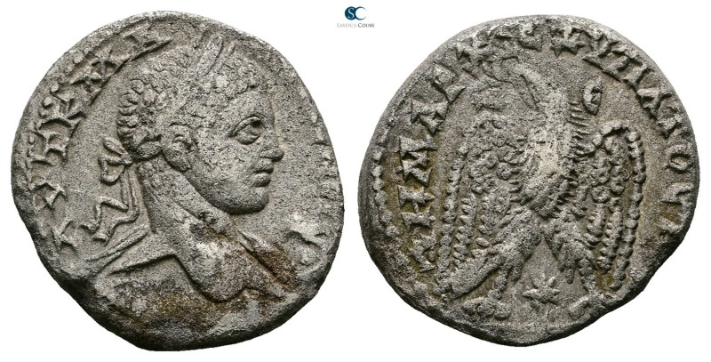 Seleucis and Pieria. Antioch. Elagabal AD 218-222. 
Billon-Tetradrachm

25 mm...