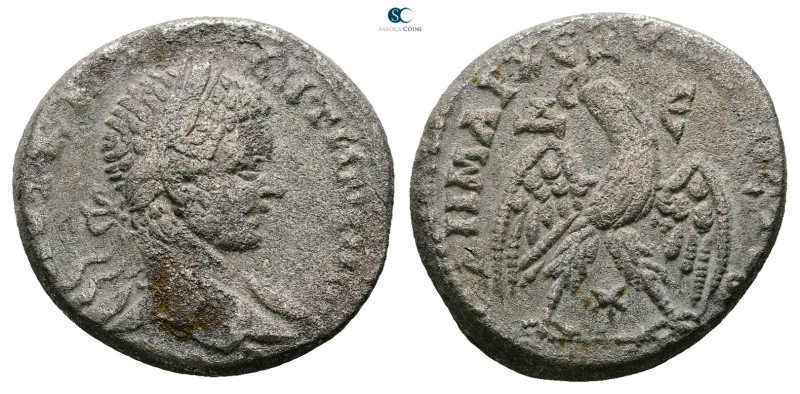 Seleucis and Pieria. Antioch. Elagabal AD 218-222. 
Billon-Tetradrachm

25 mm...