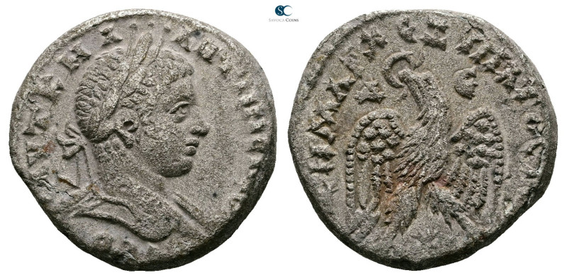 Seleucis and Pieria. Antioch. Elagabal AD 218-222. 
Billon-Tetradrachm

24 mm...