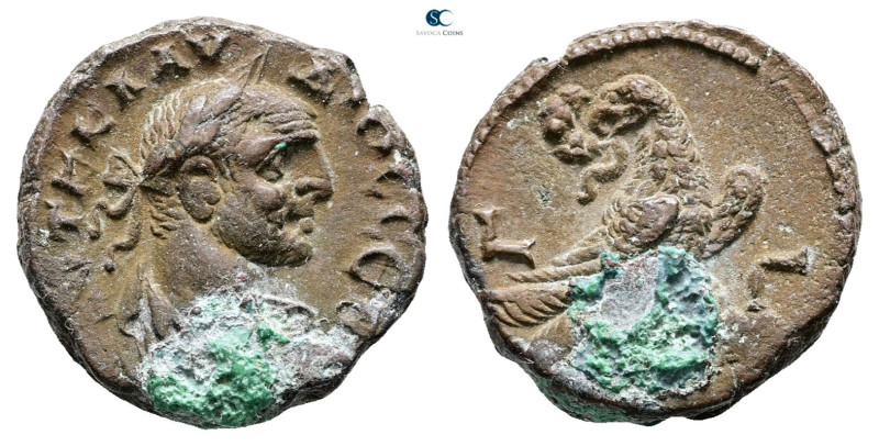 Egypt. Alexandria. Claudius II (Gothicus) AD 268-270. 
Potin Tetradrachm

21 ...