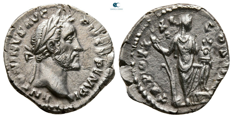 Antoninus Pius AD 138-161. Rome
Denarius AR

18 mm, 2,75 g



Very Fine