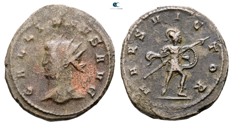 Gallienus AD 253-268. Antioch
Billon Antoninianus

21 mm, 3,66 g



Nearl...