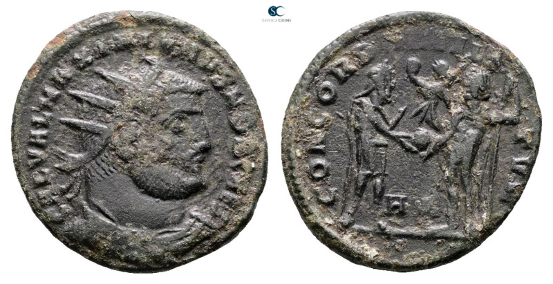 Maximianus Herculius AD 286-305. Heraclea
Radiatus Æ

21 mm, 3,13 g



Go...