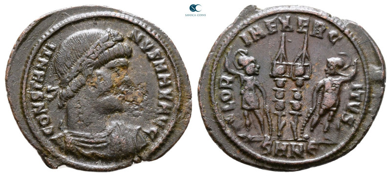 Constantine I the Great AD 306-337. Nicomedia
Follis Æ

20 mm, 2,37 g



...