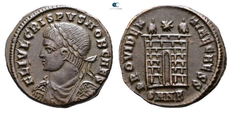 Crispus, as Caesar AD 316-326. Nicomedia
Follis Æ

18 mm, 3,26 g



Nearl...