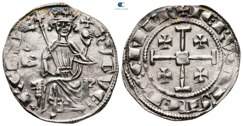 Crusaders. Cyprus. Hugh IV AD 1324-1359. 
Groš AR

27 mm, 4,56 g



Very ...