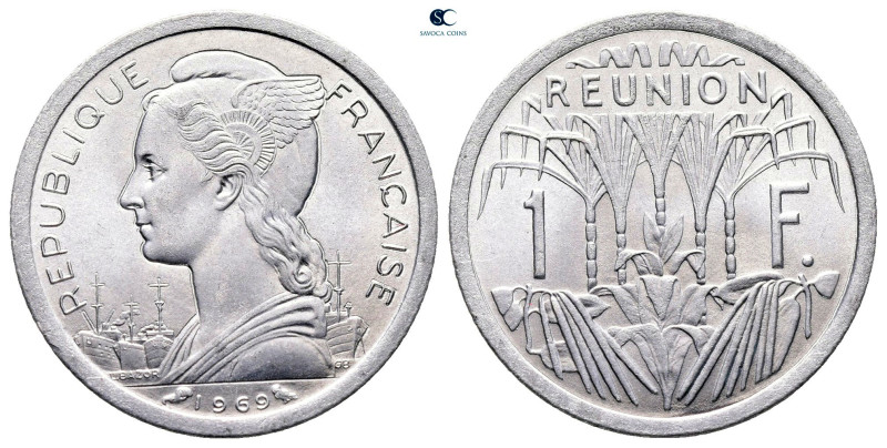 Reunion. AD 1969. 
1 Franc 

23 mm, 1,31 g



Nearly Uncirculated