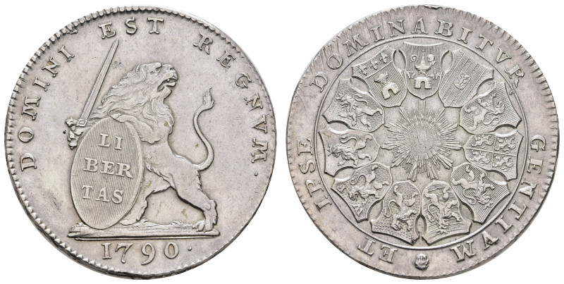 Belgischer Aufstand, Lion d'argent, 1790, J. 68, Dav. 1285, Delm. 395, leicht ju...