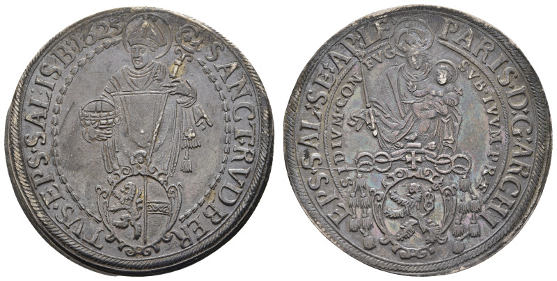 Taler, 1625, Paris Graf Lodron, Zöttl 1476 (Typ 3), Kr., Patina, ss+.