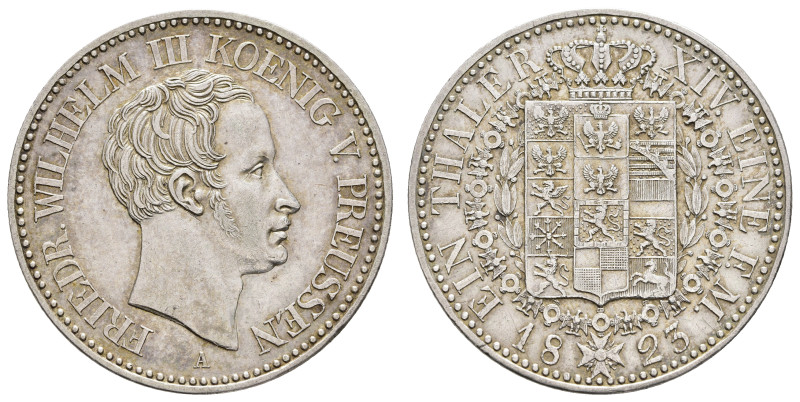 Taler, 1823, A, Friedrich Wilhelm III., AKS 14, kl. Kr., f. vz.