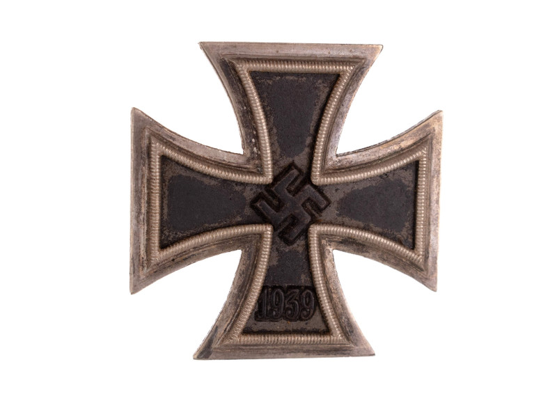 Eisernes Kreuz 1939 1. Klasse, magnetisch, flach, OEK 3822/4, Gegenhaken verboge...