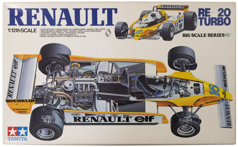 Renault RE 20 Turbo 1:12, ungebauter Bausatz, Tamiya Nr. BS1226, OVP