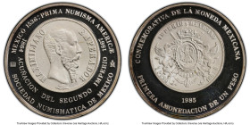 Mexican Numismatic Society silver Specimen "Maximiliano Peso" Medal 1985-Mo SP68 PCGS, Mexico City mint. HID09801242017 © 2024 Heritage Auctions | All...