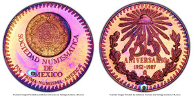 Mexican Numismatic Society bronze "35th Anniversary" Medal 1987-Mo SP66 PCGS, Mexico City mint. HID09801242017 © 2024 Heritage Auctions | All Rights R...