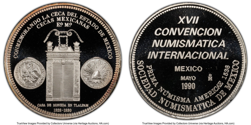 Mexican Numismatic Society silver Specimen "17th International Numismatic Conven...