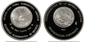 Mexican Numismatic Society silver Specimen "Peso Fuerte" Medal 1993-Mo SP68 PCGS, Mexico City mint. HID09801242017 © 2024 Heritage Auctions | All Righ...