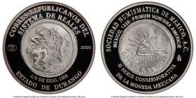 Mexican Numismatic Society silver Specimen "Durango 1/8 Real 1828" Medal 2000-Mo SP69 PCGS, Mexico City mint. HID09801242017 © 2024 Heritage Auctions ...