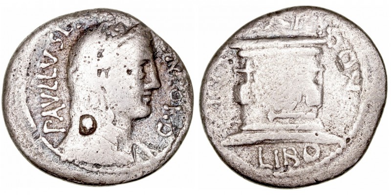 República Romana
Aemilia
Denario. AR. Roma. (71 a.C.). A/Cabeza velada de Conc...