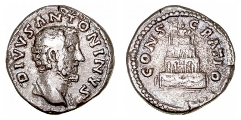 Imperio Romano
Antonino Pío
Denario. AR. (138-161). Acuñación de Marco Aurelio...