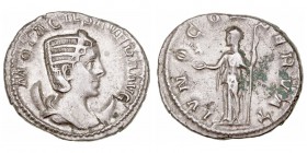 Imperio Romano
Otacilia Severa, esposa de Filipo I
Antoniniano. AR. (244-249). R/IVNO CONSERVAT. 4.54g. RIC.127. Puntitos de verdín. Muy escasa. MBC...