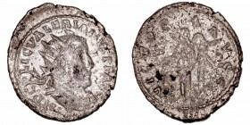 Imperio Romano
Valeriano I
Antoniniano. VE. (253-260). R/VICTORIA AVGG. 3.37g. RIC.127. Escasa. MBC-/BC-.
