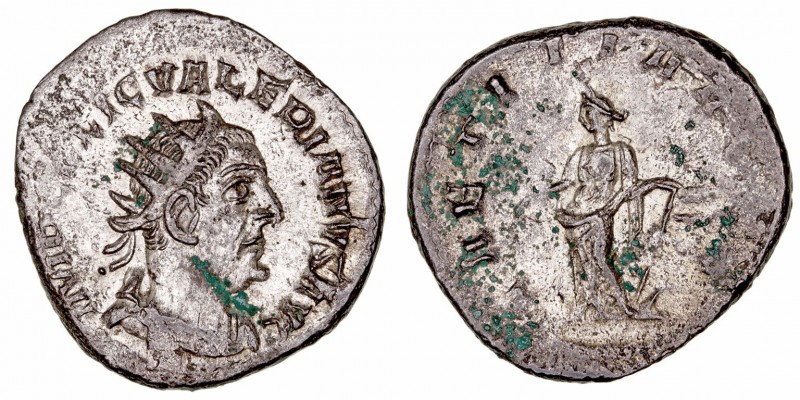 Imperio Romano
Valeriano I
Antoniniano. VE. Roma. (253-260). R/LAETITIA AVGG. ...