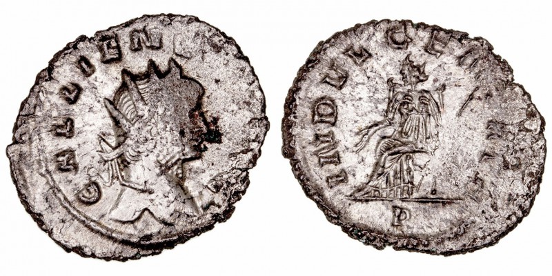 Imperio Romano
Galieno
Antoniniano. VE. Roma. (253-268). R/INDVLGENT. AVG. En ...