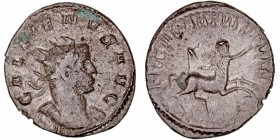 Imperio Romano
Galieno
Antoniniano. VE. Milán. (253-268). R/LEG. II PART. VI P. VI. Centauro a la der. y sosteniendo con la mano der. clava. 2.82g. ...